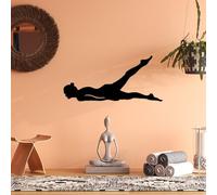 Stylish Black Decorative Metal Wall Accessory, 60 x 28 cm, 100% Metal, 1.5 mm Thickness, Perfect for Modern Home Decor & Unique Wall Art