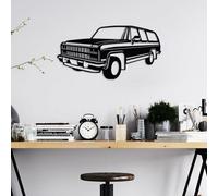 Stylish Black Decorative Metal Wall Accessory, 60 x 32 cm, 100% Metal, 1.5 mm Thickness, Lightweight (0.664 kg), Perfect for Modern Home Decor