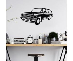Stylish Black Decorative Metal Wall Accessory, 60 x 32 cm, 100% Metal, 1.5 mm Thickness, Lightweight (0.664 kg), Perfect for Modern Home Decor