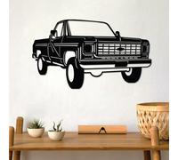 Stylish Black Decorative Metal Wall Accessory, 60 x 35 cm, 100% Metal, 1.5 mm Thickness, Lightweight (0.801 kg), Perfect for Modern Home Decor