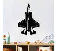 Stylish Black Decorative Metal Wall Accessory, 60 x 41 cm, 100% Metal, 1.5 mm Thickness, Lightweight & Elegant Design for Home Decor