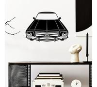 Stylish Black Decorative Metal Wall Accessory, 60 x 42 cm, 100% Metal, 1.5 mm Thickness, Perfect for Modern Home Decor & Art Display
