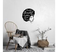 Stylish Black Decorative Metal Wall Accessory, 60 x 70 cm, 100% Metal, 1.5 mm Thickness, Perfect for Modern Home Decor & Unique Wall Art