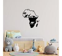 Stylish Black Decorative Metal Wall Accessory, 61 x 70 cm, 100% Metal, 1.5 mm Thick, Easy Wall Mounting, Perfect for Modern Home Decor