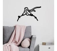 Stylish Black Decorative Metal Wall Accessory, 63 x 40 cm, 100% Metal (1.5 mm Thick), Lightweight & Durable, Perfect for Modern Home Decor