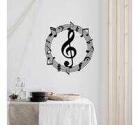 Stylish Black Decorative Metal Wall Accessory, 63 x 70 cm, 100% Metal, 1.5 mm Thick, Lightweight & Easy to Hang, Perfect for Modern Home Decor