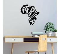Stylish Black Decorative Metal Wall Accessory, 64 x 70 cm, 100% Metal, 1.5 mm Thick, Easy Wall Mounting, Perfect for Modern Home Decor
