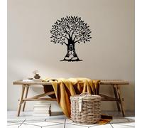 Stylish Black Decorative Metal Wall Accessory, 64 x 70 cm, 100% Metal, 1.5 mm Thickness, Perfect for Modern Home Decor & Unique Wall Art