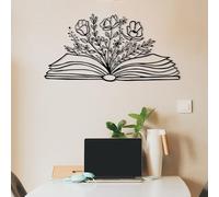 Stylish Black Decorative Metal Wall Accessory, 68 x 34 cm, 100% Metal, 1.2 mm Thickness, Perfect for Modern Home Decor and Unique Wall Art