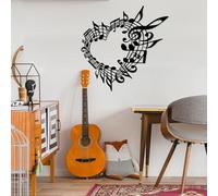 Stylish Black Decorative Metal Wall Accessory, 68 x 70 cm, 100% Metal, 1.5 mm Thick, Lightweight & Easy to Hang, Perfect for Modern Home Decor