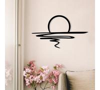 Stylish Black Decorative Metal Wall Accessory, 70 x 41 cm, 100% Metal, 1.2 mm Thickness, Perfect for Modern Home Decor & Unique Wall Art