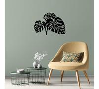 Stylish Black Decorative Metal Wall Accessory, 70 x 49 cm, 100% Metal (1.5 mm Thick), Easy Wall Mounting, Perfect for Modern Home Decor