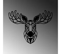 Stylish Black Decorative Metal Wall Accessory, 70 x 54 cm, 100% Metal (1.5 mm Thick), Easy Wall Mounting, Perfect for Modern Home Decor
