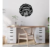 Stylish Black Decorative Metal Wall Accessory, 70 x 70 cm, 100% Metal, 1.5 mm Thickness, Perfect for Modern Home Decor & Unique Wall Art