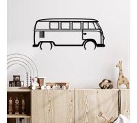 Stylish Black Decorative Metal Wall Accessory, 73 x 33 cm, 100% Metal, 1.5 mm Thickness, Lightweight (0.44 kg), Perfect for Modern Home Decor