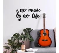 Stylish Black Decorative Metal Wall Accessory Set (4 Pieces), 100% Metal, 1.5 mm Thick, Perfect for Home Decor & Modern Interiors, Lightweight and Durable