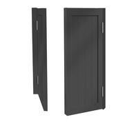 Stylish Black Dual Saloon Cafe Doors24/30/32/36 Inch Swinging Wood Interior Doors for Kitchen Entrance Partition & Counter DecorHinged Half Doors (162 * 100cm)