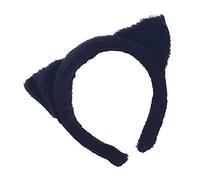 Bristol Novelty DS044 Cat Ears Black Fur Pack of 1, Womens, One Size