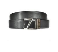 Stylish Black Leather Belt - male - Zegna - Belts - Black - 110 CM - Accessories 110 CM