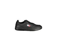 Stylish Black Polyester Sneaker - male - Tommy Hilfiger - Sneakers - Black - 7 UK - Shoes 7 UK
