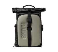 Stylish Black Rolltop Backpack - male - Rains - Backpacks - Multicolor - ONE SIZE - Bags ONE SIZE