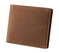 Stylish Blocking Wallet PU Leather Coin Compartment Purse Change Purses Business Card Holder Storage Case Bag for Men Compact Men's Wallet