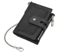 Stylish Blocking Wallet PU Leather Coin Compartment Purse Change Purses Business Card Holder Storage Case Bag for Men Travel Wallet