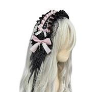 Stylish Bowknot Embellished Headpiece Elegant Hair Jewelry Lolitas Hairband Great For Enhancing Your Look At Event Gothic Headband