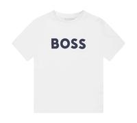 Boss J25p24 Short Sleeve T-shirt White 4 Years Kids