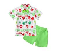 Stylish Boys Summer Holiday Party Outfit Featuring Bow Tie Print Shirt and Matching Shorts for Toddlers Young Children Mrs Claus Costume KidsTop Xmas Gifts 2024My First Christmas TreeMy Girl