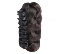 Stylish Braided Bun Hairpiece Hair for Women Quick Hairstyles Clip Strong Secure for Various Occasion Outfit Twisted Bun Hairpiece