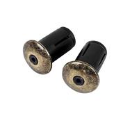 Stylish Bronze Handlebar Plug Ends for BROMPTON Raw Lacquer