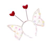 Stylish Butterfly Hairband With Love Heart Designs Great For Fashionable Women Of Various Occasion Festival Headpiece