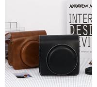 Stylish Camera Holster for Instax SQ1 SQ40 Outdoor(Brown) | Shock-absorbent interior, protects against scratches and dust, secure fit for instax SQ1 and SQ40
