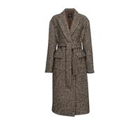 Stylish Camille Coat- female- PINKO- Belted Coats- Gray- M- Coats M