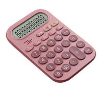 Stylish Candy Calculator with 12Digit Display, Comfortable Round Keypad Calculator for Girls, Women, and Ladies Human Voices