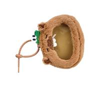 Stylish Capybara Theme Coin Bag Plush Bag Portable Organized Bag Multifunction Purse for Adults and Kids Capybara Plush Chain Bag, a, Mass Beauty