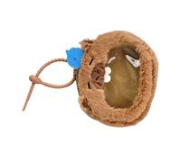 Stylish Capybara Themed Plush Coin Bag, Portable Organised Bag, Multifunctional Money Purse for Adults and Children, Soft Plush Capybara Bag Organiser, Bird., Mass beauty