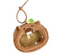 Stylish Capybara Themed Plush Coin Bag, Portable Organised Bag, Multifunctional Money Purse for Adults and Children, Soft Plush Capybara Bag Organiser, Turtle, Mass beauty