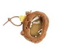 Stylish Capybara Themed Plush Coin Bag, Portable Organised Bag, Multifunctional Money Purse for Adults and Children, Capybara Plush Key Chain Bag, Little Duck, Mass beauty