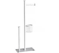 Stylish Carbon Steel Toilet Roll Holder and Shelf