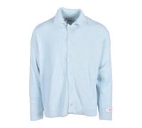 Stylish Cardigan in Polyamide Fabric- male- Bonsai- Cardigans- Blue- M- Knitwear M