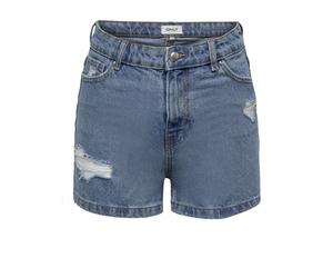 Stylish Casual Shirt for Men - female - ONLY - Denim Shorts - Blue - S - Shorts S