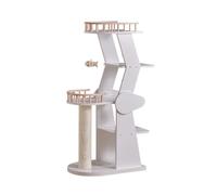 Stylish Cat Condo, All In One Cat Playground with Interactive Charm, Multi Level Puss Furnisytures for Small Homes Save Space