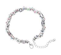 Stylish Chinese Mahjong Pattern Enameled Bangle Beaded Wrist Ideal for Daily Accessories and Gift Giving Wealth Symbol Wristband