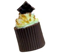 Stylish Chocolate Small Cupcake Cases Portable For Dollhouses Decoration Safe And Resin Materials Dollhouses Item