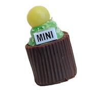 Stylish Chocolate Small Cupcake Cases Portable For Dollhouses Decoration Safe And Resin Materials Dollhouses Item