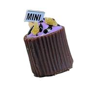 Stylish Chocolate Small Cupcake Cases Portable For Dollhouses Decoration Safe And Resin Materials Dollhouses Item