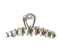 Stylish Clip Hairpin with Star Detail,Star Hair Claw Sweet Cool Girls Hair Barrettes Trend Female Lady Hairpin