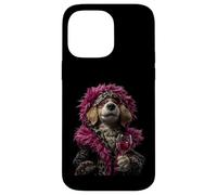 Stylish Cocker Spaniel Portrait Fashion Dog Wine Graphic Case for iPhone 14 Pro Max
